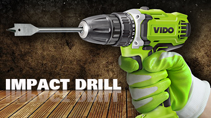 The main structure and instructions of the impact drill
