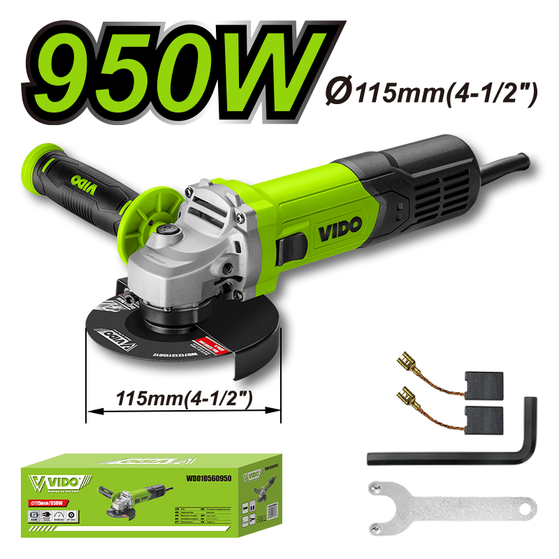 950W 115mm Angle Grinder