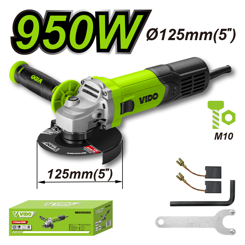 950W 125mm Angle Grinder