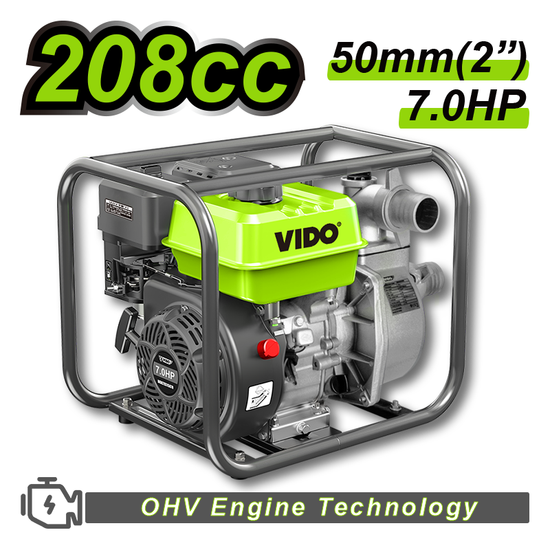 7.0HP/208cc Gasoline Water Pump