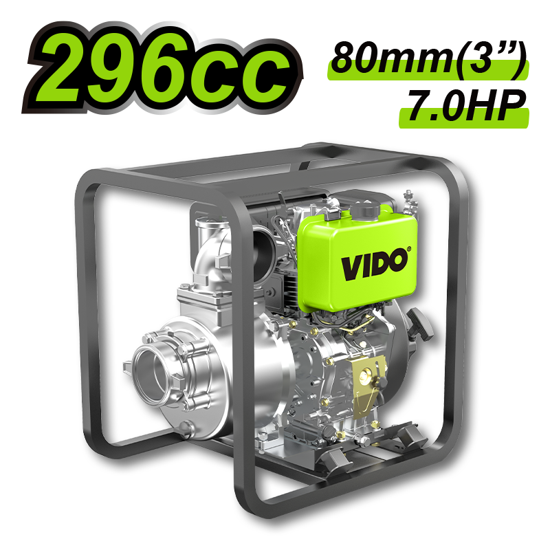 5.2HP/296cc Diesel Water Pump