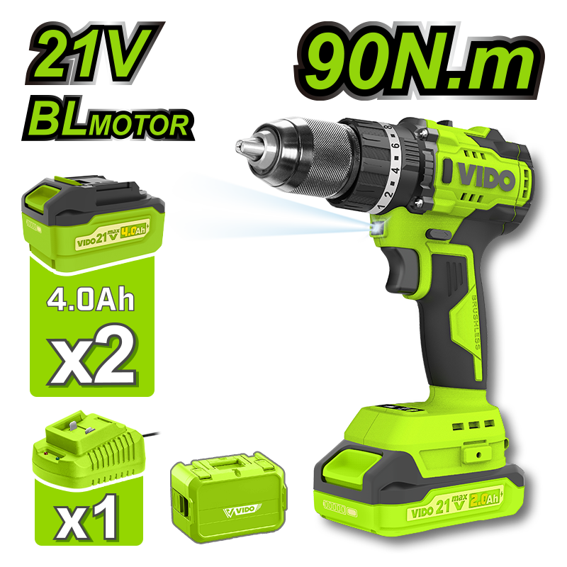 21V 90N.m Brushless Impact Drill