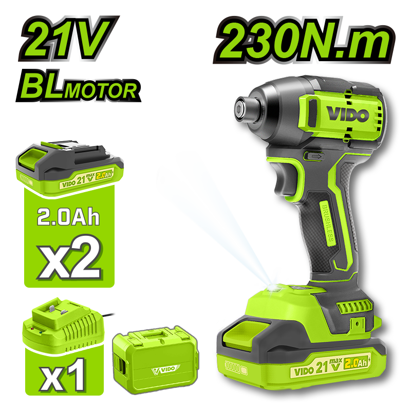 21V 230N.m Brushless Impact Driver