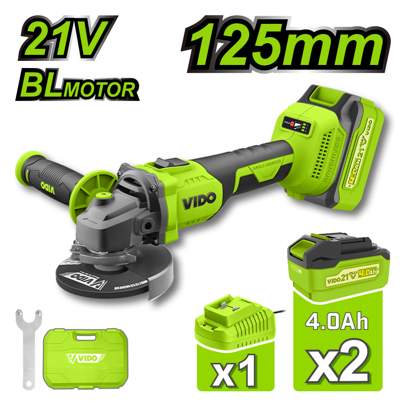 21V 125mm Brushless Angle Grinder