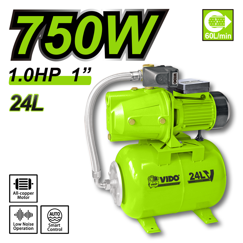 1.0HP/750W Automatic Self-priming Jet Pump