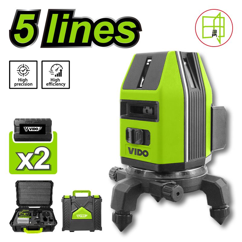 5 Lines Self-Leveling Line Laser