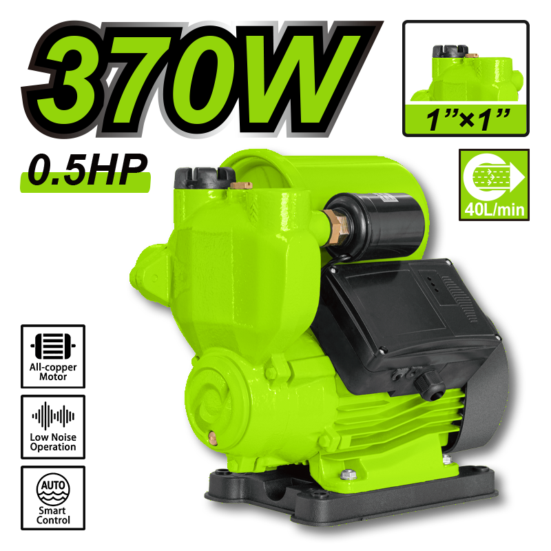 0.5HP/370W Automatic Self-priming Peripheral Pump