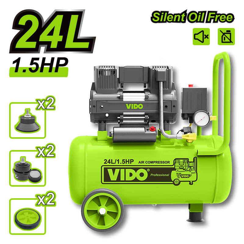 24L Silent Oil Free Air Compressor