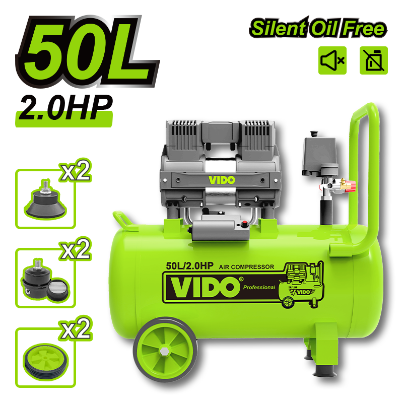 50L Silent Oil Free Air Compressor