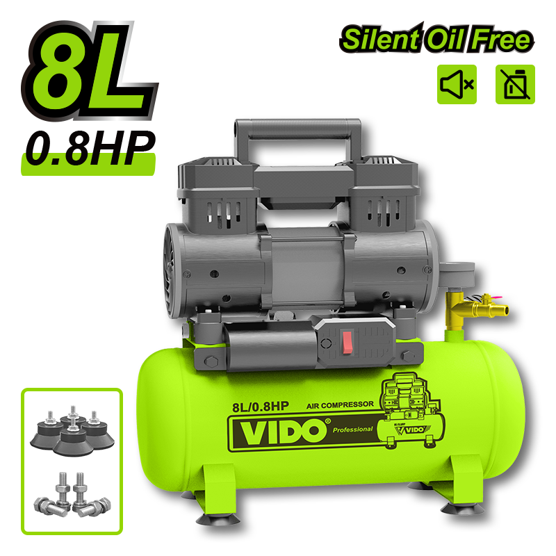 8L Silent Oil Free Air Compressor
