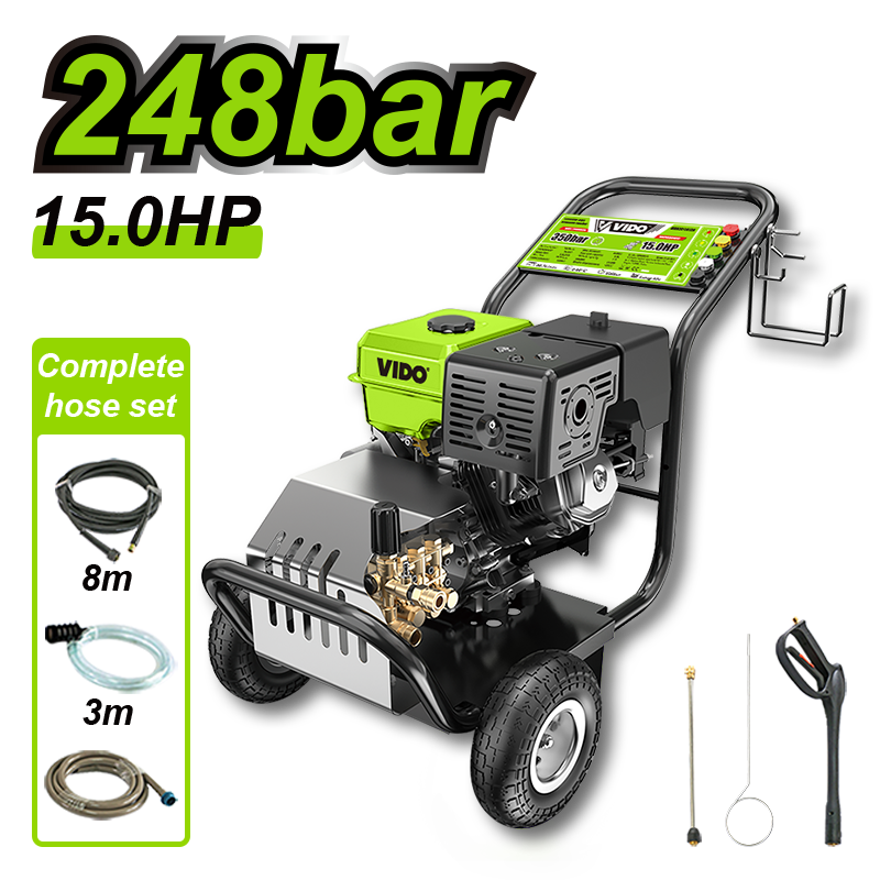 15HP/248BAR Gasoline High Pressure Washer