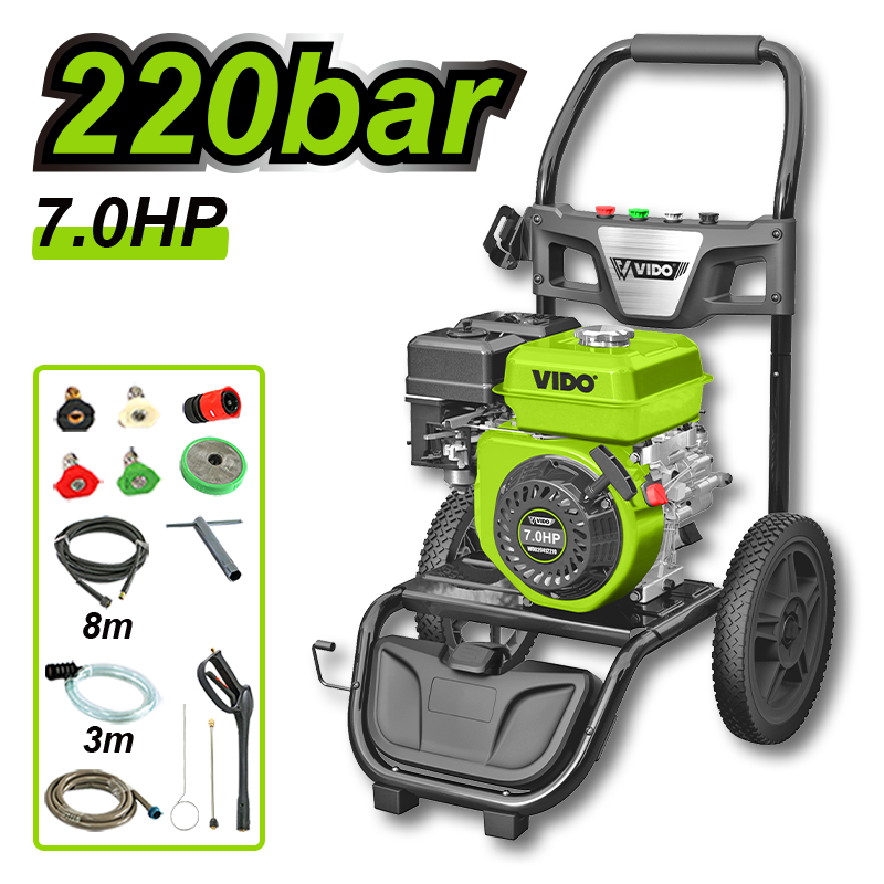 7.0HP/220BAR Gasoline High Pressure Washer
