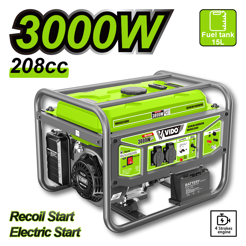 3000W Gasoline Generator
