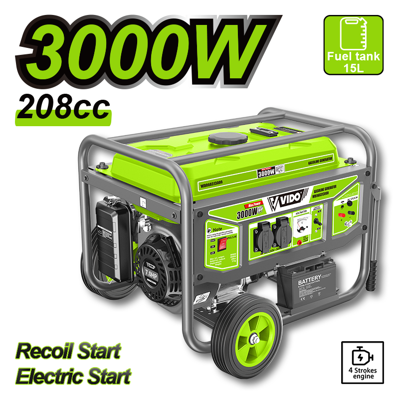 3000W Gasoline Generator