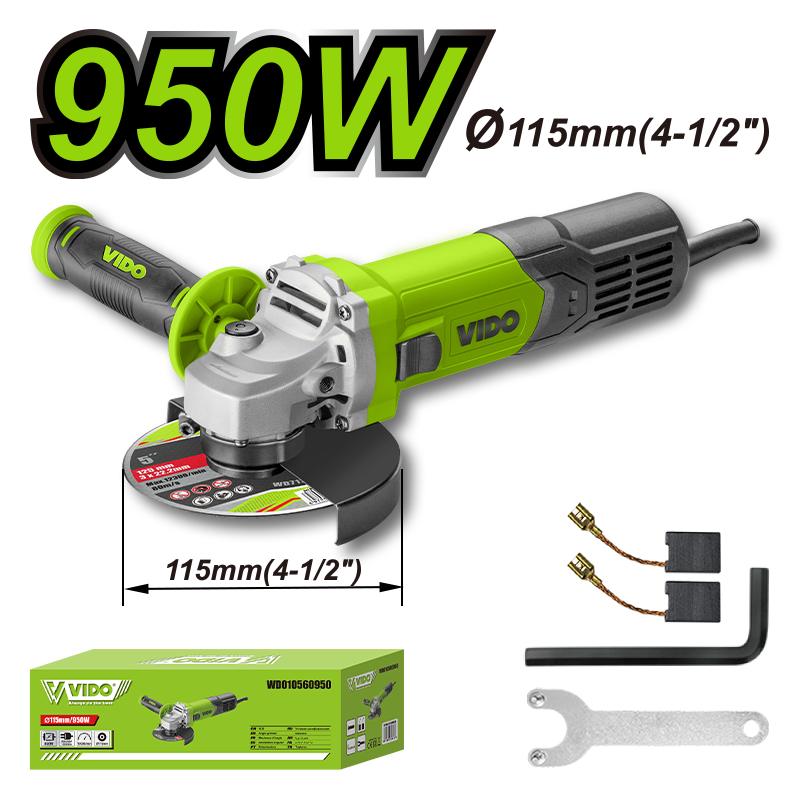 950W 115mm Angle Grinder